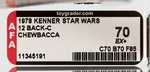 STAR WARS - CHEWBACCA 12 BACK-C AFA 70 EX+.