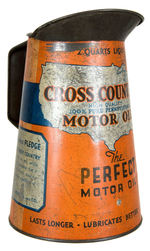 “SEARS CROSS COUNTRY MOTOR OIL” POURING CAN.