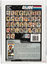 G.I. JOE: A REAL AMERICAN HERO - HARDBALL SERIES 7/34 BACK AFA 80 NM.