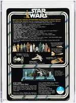 STAR WARS - LUKE SKYWALKER 12 BACK-A AFA 80 NM (DOUBLE-TELESCOPING - SKU ON FOOTER).