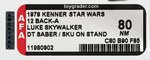 STAR WARS - LUKE SKYWALKER 12 BACK-A AFA 80 NM (DOUBLE-TELESCOPING - SKU ON FOOTER).