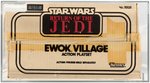 STAR WARS: RETURN OF THE JEDI - EWOK VILLAGE ACTION PLAYSET AFA 80 NM.