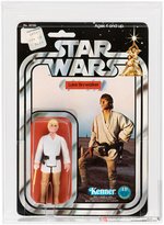 STAR WARS - LUKE SKYWALKER 12 BACK-A AFA 85 NM+ (SKU ON FOOTER).