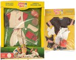 JOHNNY HERO FIGURE UNUSED IN BOX W/TWO SPORTS OUTFITS.