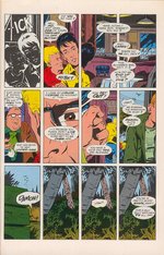 VIDEO JACK #3 COMIC BOOK PAGE ORIGINAL ART BY KEITH GIFFEN.