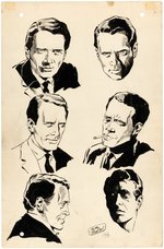 SECRET AGENT MODEL SHEET ORIGINAL ART BY SAL TRAPANI.