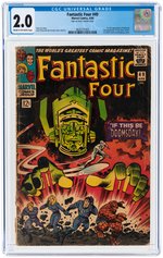 FANTASTIC FOUR #49 APRIL 1966 CGC 2.0 GOOD (FIRST FULL GALACTUS).