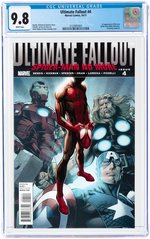 ULTIMATE FALLOUT #4 OCTOBER 2011 CGC 9.8 NM/MINT (FIRST MILES MORALES SPIDER-MAN).