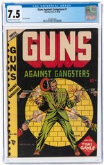 GUNS AGAINST GANGSTERS #1 SEPTEMBER-OCTOBER 1948 CGC 7.5 VF-.