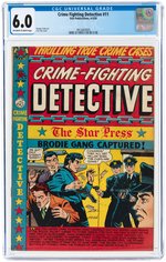 CRIME FIGHTING DETECTIVE #11 APRIL-MAY 1950 CGC 6.0 FINE.