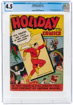 HOLIDAY COMICS #1 FAWCETT 1942 CGC 4.5 VG+.