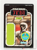 STAR WARS: REVENGE OF THE JEDI - TOO-ONEBEE (2-1B) PROOF CARD AFA 80 NM.