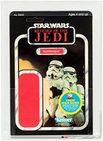 STAR WARS: REVENGE OF THE JEDI - STORMTROOPER PROOF CARD AFA 80 NM.