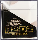 STAR WARS R2-D2 STUFFED TOY STORE DISPLAY BIN AFA 70 EX+.