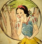 SNOW WHITE SPANISH STORYBOOK ORIGINAL ART LOT.