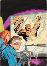 FANTASTIC FOUR V3 #24 SPANISH COMIC BOOK COVER ORIGINAL ART BY RAFAEL LÓPEZ ESPÍ.