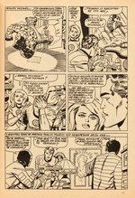 FANTASTIC FOUR V3 #24 SPANISH COMIC BOOK COVER ORIGINAL ART BY RAFAEL LÓPEZ ESPÍ.