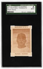 1923-24 TOMAS GUTIERREZ #83 CRISTOBAL TORRIENTE (HOF) (BLANK BACK) SGC A (AUTHENTIC).