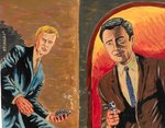 THE MAN FROM U.N.C.L.E. SPANISH VERSION (C.P.L.) COMPLETE ORIGINAL ART FOR ISSUE INCLUDING PAINTED COVER ALL BY ETIENNE.