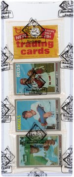 1970 TOPPS BASEBALL SERIES 6 UNOPENED RACK PACK BBCE CERTIFIED.