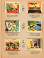 PINOCCHIO COMPLETE SPANISH CARD ALBUM AND CARD ORIGINAL ART LOT.