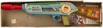 TADAASTRO BOY SUPER DELUXE BATTERY OPERATED LIGHT & SOUND RIFLE IN BOX.