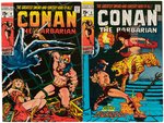 CONAN THE BARBARIAN BRONZE AGE LARGE LOT INCLUDING CGC TRIO OF #2, 3, 23.