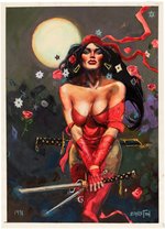 ELEKTRA SPECIALTY ORIGINAL ART BY DAN BRERETON.