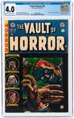 VAULT OF HORROR #34 DECEMBER 1953-JANUARY 1954 CGC 4.0 VG.