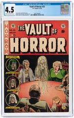 VAULT OF HORROR #25 JUNE-JULY 1952 CGC 4.5 VG+.