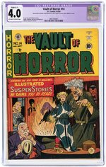 VAULT OF HORROR #14 AUGUST-SEPTEMBER 1950 CGC RESTORED 4.0 SLIGHT (C-1) VG.