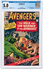 AVENGERS #3 JANUARY 1964 CGC 5.0 VG/FINE.