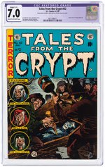 TALES FROM THE CRYPT #42 JUNE-JULY 1954 CGC RESTORED 7.0 SLIGHT (C-1) FINE/VF.