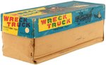 WRECK TRUCK SERVICE FRICTION POWERED TIN TRUCK IN BOX.