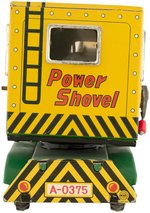 POWER SHOVEL FRICTION POWERED TIN TRUCK IN BOX.