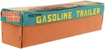 MOBIL GASOLINE TRAILER FRICTION POWERED TIN TRUCK IN BOX.