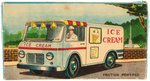 ICE CREAM TRUCK FRICTION POWERED TIN DELIVERY TRUCK IN BOX.