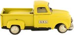 G.B.C. BATTERY OPERATED TIN PICKUP TRUCK IN BOX.