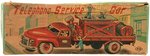 TELEPHONE COMPANY SERVICE FRICTION POWERED TIN TRUCK IN BOX.