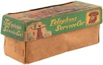 TELEPHONE COMPANY SERVICE FRICTION POWERED TIN TRUCK IN BOX.