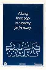 STAR WARS STYLE B ONE-SHEET ADVANCE MOVIE POSTER.