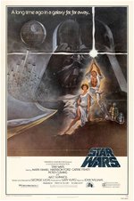 STAR WARS STYLE A ORIGINAL 1977 ONE SHEET MOVIE POSTER (FOURTH PRINTING).