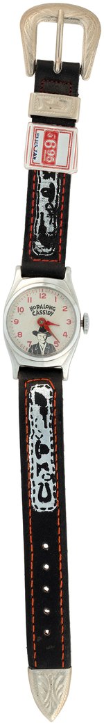 HOPALONG CASSIDY WRIST WATCH HIGH GRADE SMALL METAL CASE VARIETY BOXED.