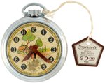 BOY SCOUT "BE PREPARED" INGERSOLL POCKETWATCH (VARIETY) WITH RARE BOX.