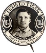 1910 P13 LUXELLO CIGAR PADDY LIVINGSTON C. BUTTON.