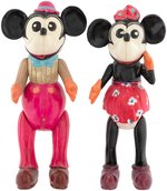 MICKEY & MINNIE MOUSE LARGE CELLULOID FIGURE PAIR.