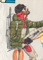 G.I. JOE SNOW TROOPER (BLIZZARD) CONCEPT ORIGINAL ART BY MARK PENNINGTON.