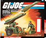 G.I. JOE SERIES 1 MOBILE MISSILE SYSTEM (MMS) BOX FRAMED UNCUT PROOF SHEET.