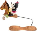 MINNIE MOUSE RIDING HORSE BOBBING CELLULOID TOY.
