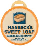 1930s MANBECK'S SWEET LOAF ADVERTISING CELLULOID BASEBALL SCORER.